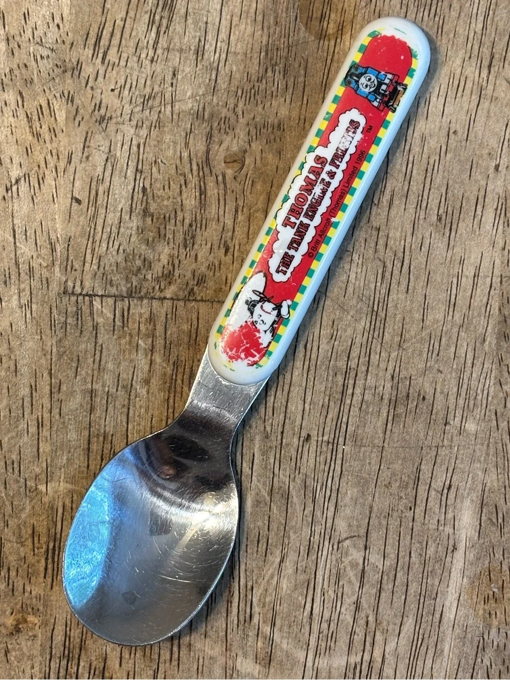 Vintage 1995 Thomas the Tank Engine & Friends Kids Spoon Britt Allcroft
